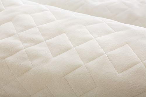 F.Y.Dreams Duvet Cover For Weighted Blanket 60X80 Inches With 8 Ties/Minky Square Quilted/Off-White