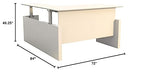 Safco Medina 72" Straight Front Desk With Return In Sea Salt Finish Mnt51Htss