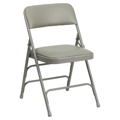 Hercules Series Folding Chair [Set Of 4] Finish: Gray