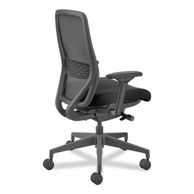 Hon Nucleus Series Recharge Task Chair, Supports Up To 300 Lb, 16.63 To 21.13 Seat Height, Black Seat/Back, Black Base
