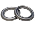 UNIQUELLA 50 Sets of Grey Curtain Eyelet Rings for Door & Window Curtains (50 Pcs Male 50 Pcs Female)