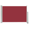 vidaXL Retractable Side Awning, Folding Privacy Screen, Outdoor Divider Wall, Patio Awning for Deck Porch Garden Terrace, 23.6"x118.1" Blue
