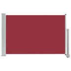vidaXL Retractable Side Awning, Folding Privacy Screen, Outdoor Divider Wall, Patio Awning for Deck Porch Garden Terrace, 23.6"x118.1" Blue