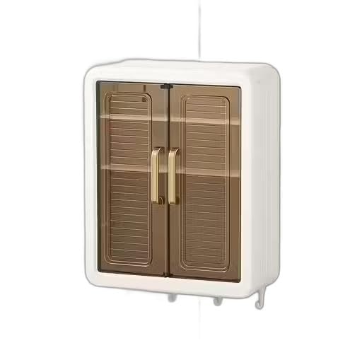 Cabinet For Bathroom Organizers And Storage Organizers,Make Up Organize,Bathroom Shelf,With Magnetic Door,Wall Mount|AuraP1026