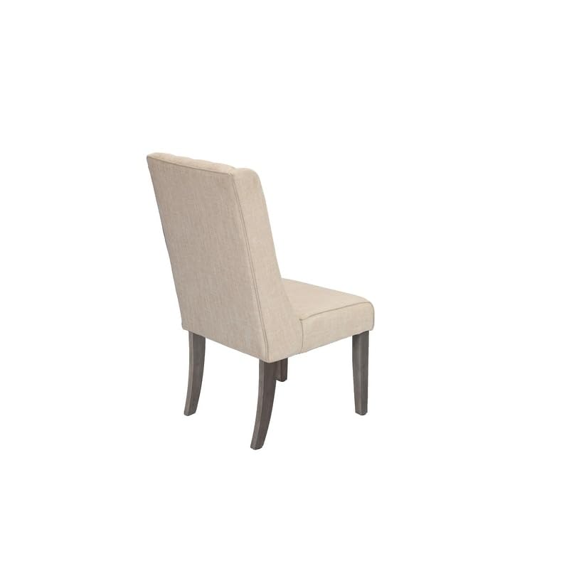 Best Quality Furniture D25-Sc2 Dining Chairs (Set Of 2) Beige