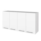 Fm Furniture Caledon Kitchen Set,35.4' H X 40.5' W X 27.5' D,White/Walnut