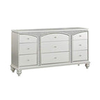 Acme Maverick 9-Drawer Wooden Dresser in White Platinum
