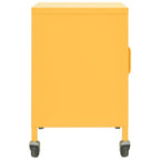vidaXL Storage Cabinet Mustard Yellow 23.6"x13.8"x19.3" Steel