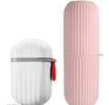 Portable Toothbrush Holder Case Travel Toothbrush Organizer with Secure Lid