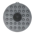 SIXTHDIVE Bath Massage Pad Non Slip Shower Mat, Silicone Round Bathroom Foot Brush Mat with Suction Cups & Drain Holes (Pack of 