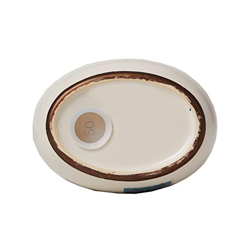 SKL Home New Hope Toothbrush Holder Cream Stoneware 4.13" x 2.91" x 3.96"