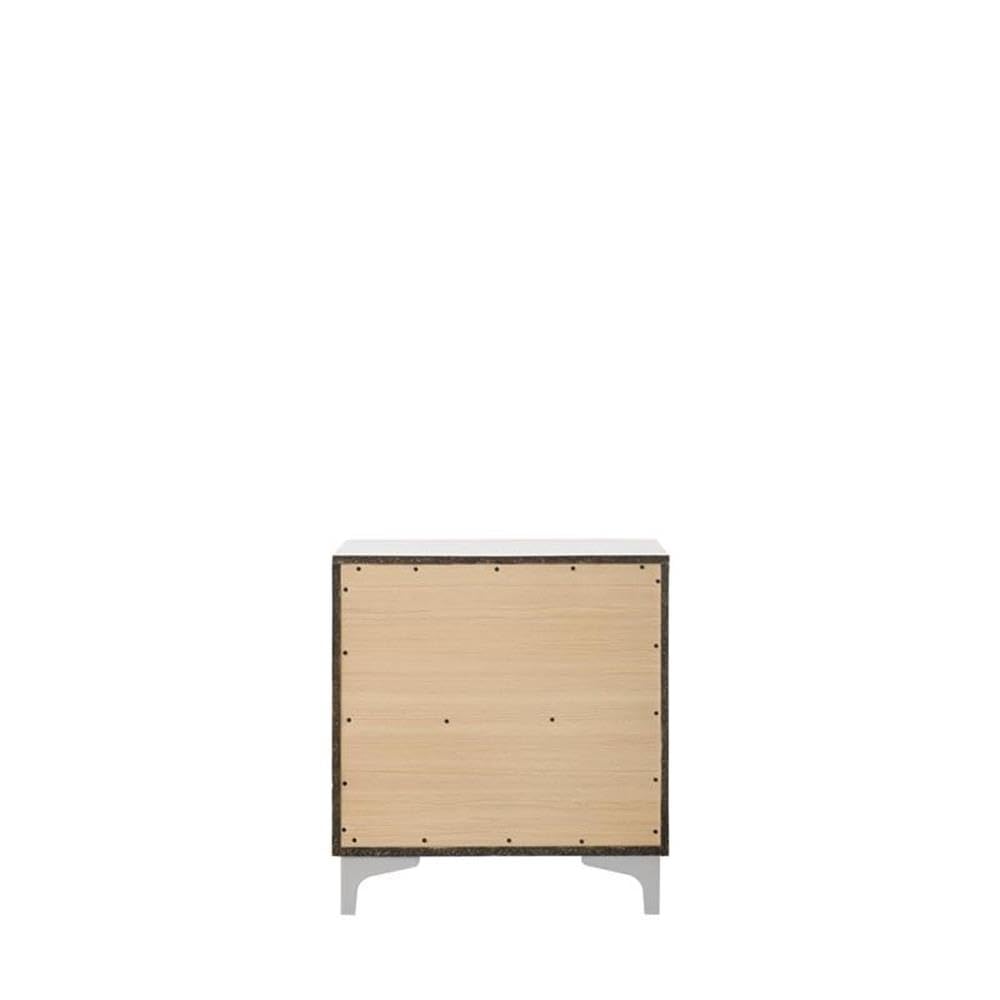 Acme Casilda 2-Drawer Wooden Nightstand in White