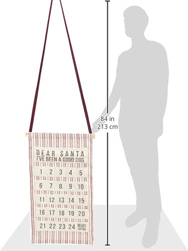 Primitives By Kathy 24534 Rustic-Inspired Fabric Advent Calendar, Good Dog