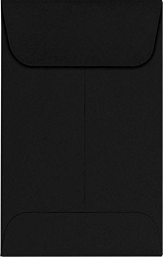 Luxpaper #1 Coin Envelopes | 2 1/4' X 3 1/2' | Midnight Black | 80Lb. Text | 250 Qty
