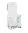 Sourceone Tri-Fold 4 Inch Brochure Holder Wall-Mount Usa Made
