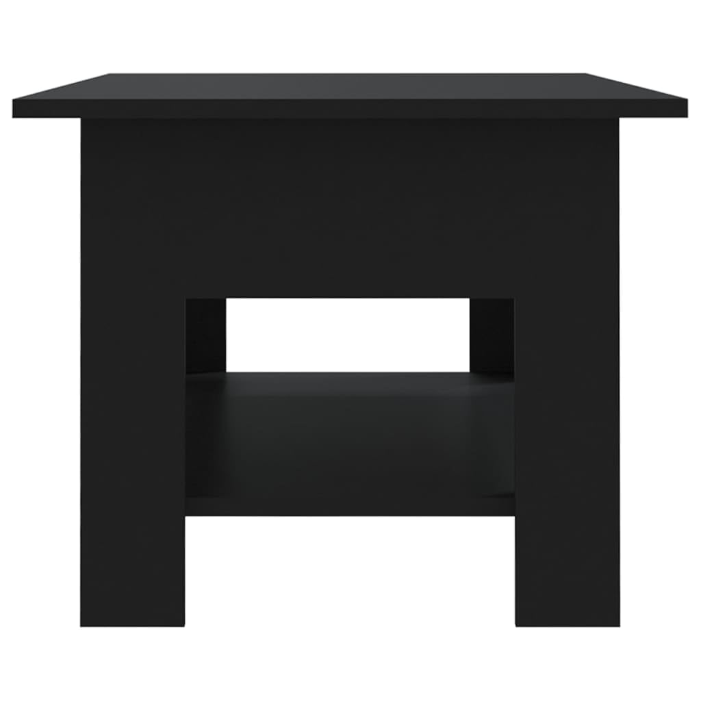 vidaXL Coffee Table Black 40.2"x21.7"x16.5" Engineered Wood