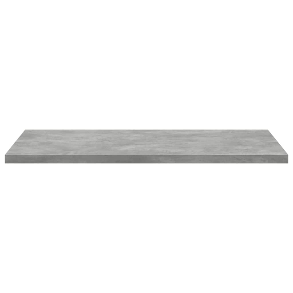 vidaXL 8-Piece Bookshelf Boards - Engineered Wood Construction - Concrete Gray, 15.7x19.7x0.6 - Modern Design - Easy Maintenance