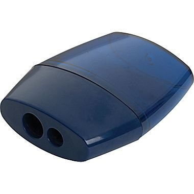 STAPLES Dual Hole Manual Pencil Sharpener Plastic Purple