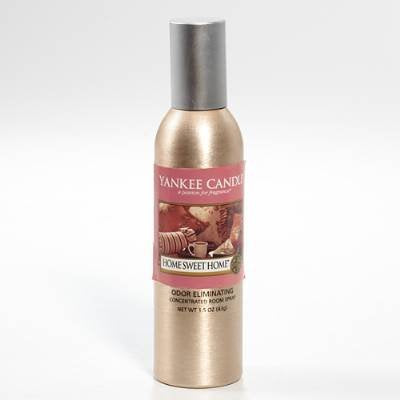 Yankee Candle Concentrated Air Freshener Room Spray, Odor Eliminator for Home, Bathroom, Home Sweet Home, 1.5 Oz (Pack of 1)
