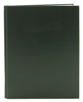 Bookfactory Large Green Blank Book/Blank Notebook - 312 Pages, Blank Format, 8 7/8' X 11 1/4', Green Cover, Section Sewn Hardb