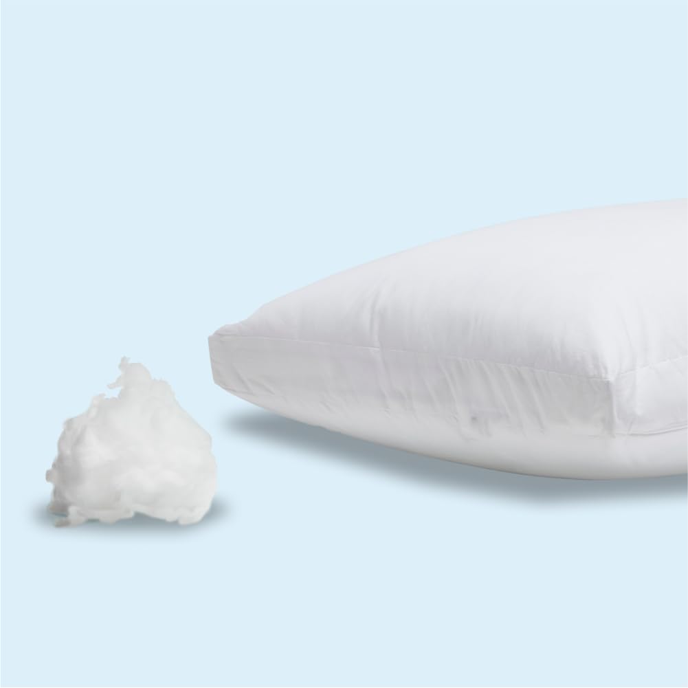 Casper Essential Pillow For Sleeping, King, White, Two Pack
