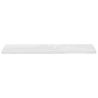 Vidaxl Floating Wall Shelves 2 Pcs High Gloss White 47.2''X9.3''X1.5'' Mdf