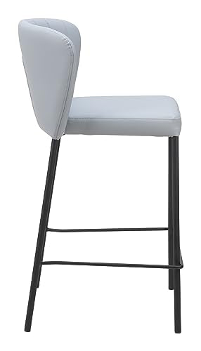 Zuo Linz Counter Stool Gray