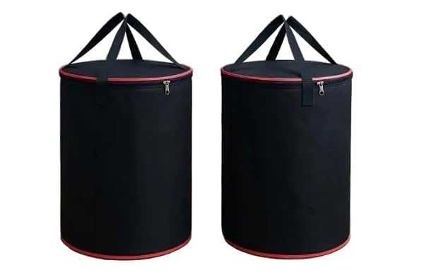 Hide Add Round Skylarc Large Laundry Basket 50L | Round Collapsible Laundry Hamper For ...