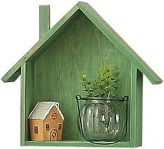 khusubhdecor MDF Floating Shelves for Wall | Pine Wood | Rustic | Solid | Small Hut Shaped Wall Mounted Shelves | Unique for Wal