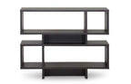 Baxton Studio Cassidy 4-Level Modern Bookshelf, Dark Brown