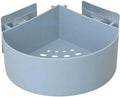 ANUGRAH MART Plastic Strong Suction Cup Triangle Bathroom Corner Shelf (17 x 17 x 16 cm)