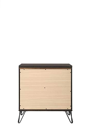 Acme Tablita 2-Drawer Wooden Nightstand In Dark Merlot