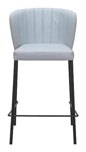 Zuo Linz Counter Stool Gray