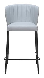 Zuo Linz Counter Stool Gray