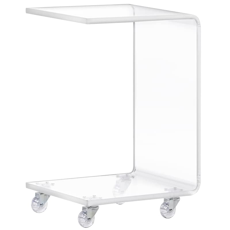 Progressive Furniture Acrylic Chairside Table, Clear