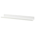 Ikea Malmback Picture Display Shelf, 60 cm Length, White Steel, WallMounted, 5 kg Load Capacity
