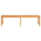 vidaXL Patio Bench, Indoor/Outdoor Bench for Entryway Garden Park Potting Picnic, Solid Teak Wood, Easy Assembly, 70.9" x 15.7" x 17.7" Brown