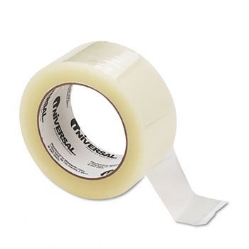 Universal Quiet Tape Box Sealing Tape Tape,48X100,2Mil,6/Pk,Cr (Pack Of4)