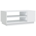 vidaXL Coffee Table White 40.2"x21.7"x16.9" Engineered Wood