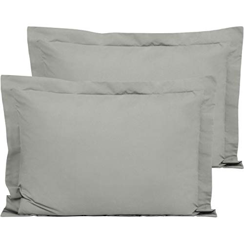 Flxxie Microfiber Queen Pillow Shams Set Of 2, Fade, Wrinkle And Shrinkage Resistant Soft Pillow Covers With Envelope Closure Eu