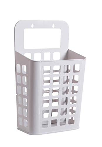 Homies International Plastic Hollow Hanging Storage Basket With Hook For Laundry/Toy/Kitchen, 1 Piece, Color: Random( Multicolou