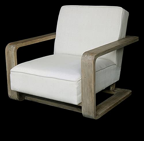 AFD Home Mid Century Modern Rustic Fireside Chair
