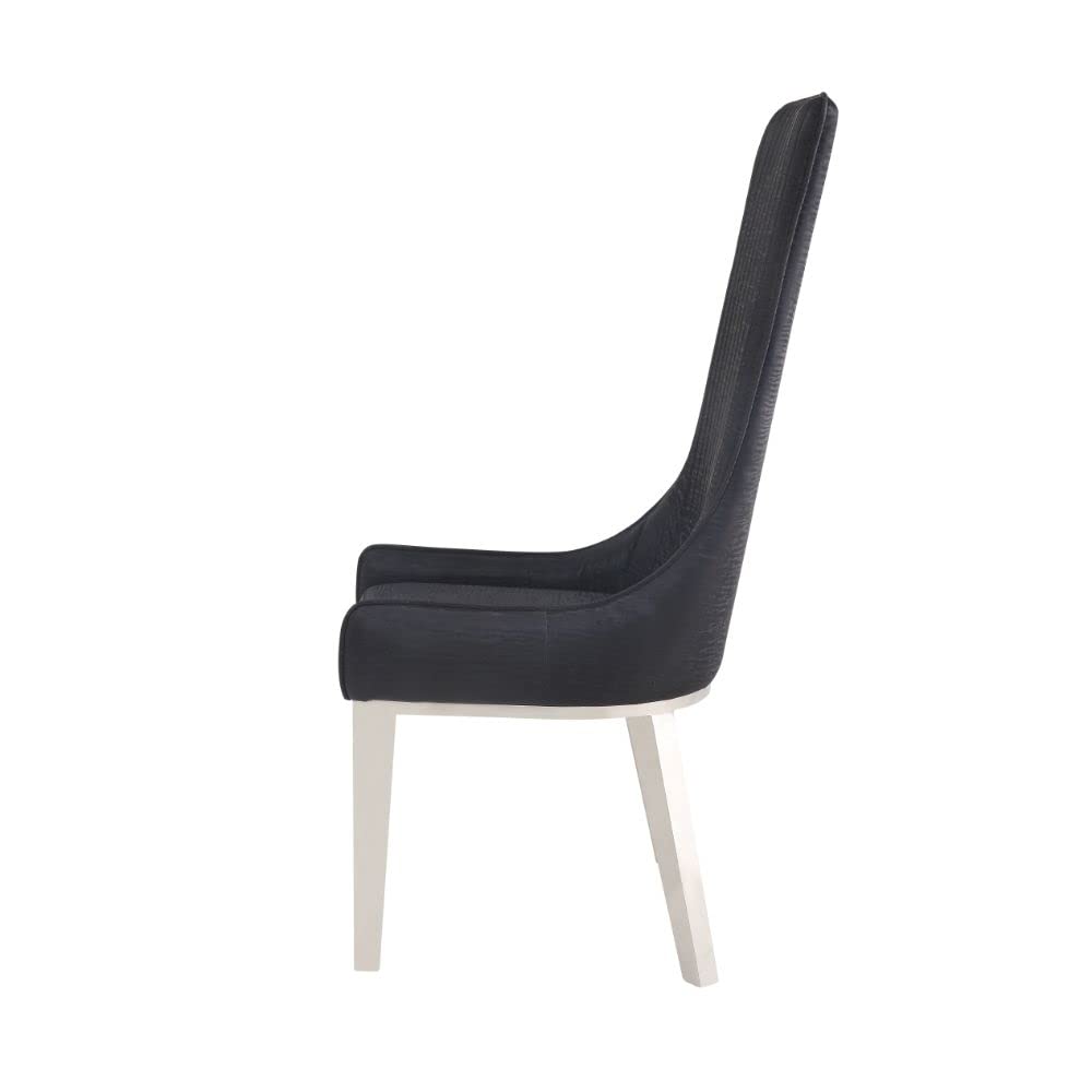ACME Furniture Set of 2 PU Upholstered Dining Chairs