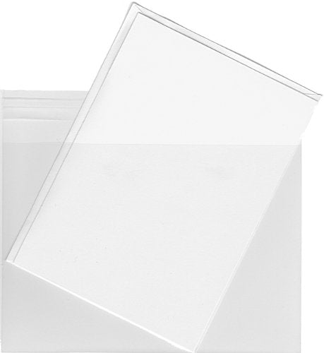 Clear Plastic Envelope Bags, A7 (7 7/16' X 5 1/4') - 200 Envelope Bags