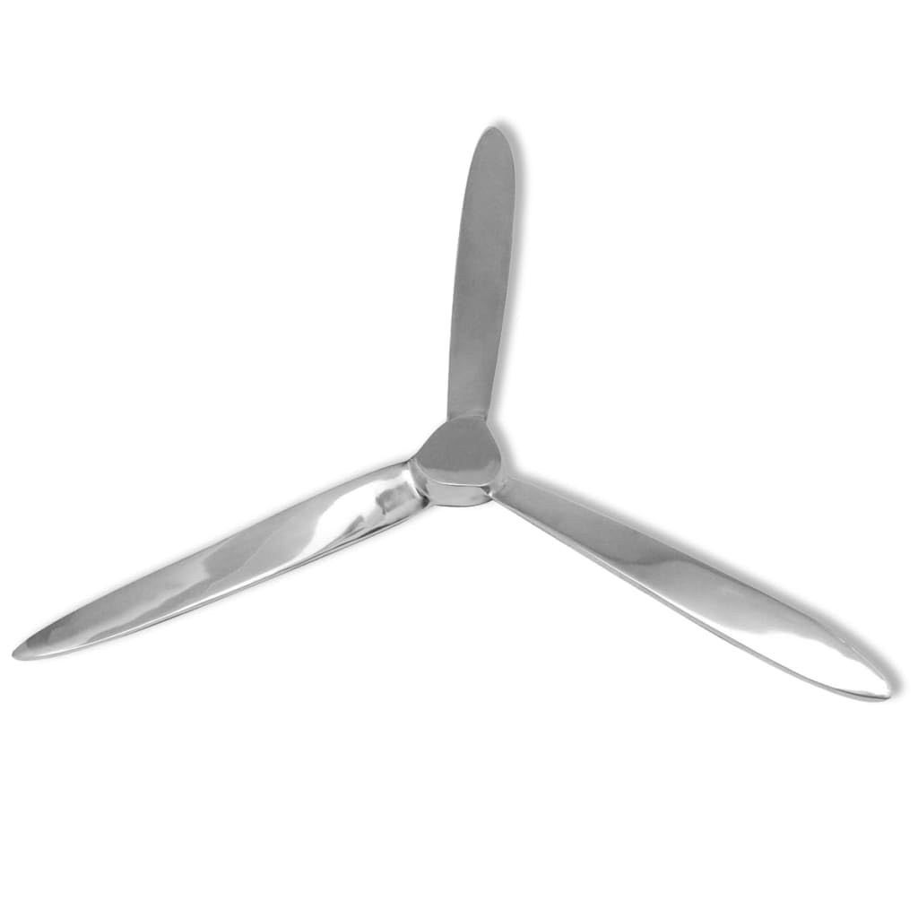 vidaXL Wall-Mounted Propeller Aluminum Silver 27.6&quot;