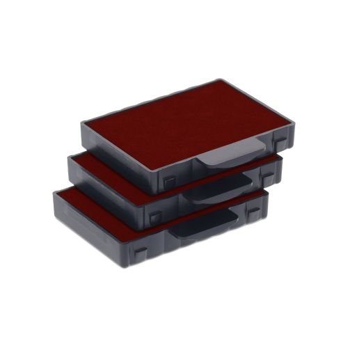 Trodat Replacement Ink Cartridge 6/50 - Pack Of 3 Color Red