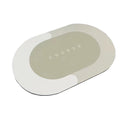 Enakshi 19 x 31 Non Slip Shower Mat Durable Floor Mat for Toilet Bath Room Oval Beige|Home & Garden | Rugs & Carpets | Door Ma