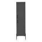 Depot EShop Linen Cabinet Wooden Matt Gray