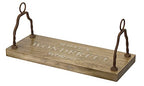Melrose Modern Home Decorative Wonderful World Swing (Rope Not Included) 23.5" L Wood/Iron