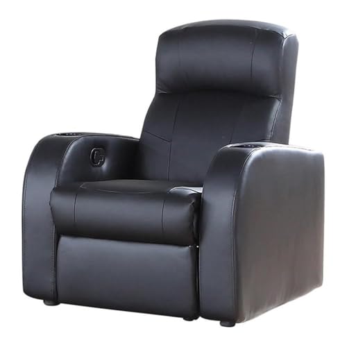 Coaster Cyrus 5-Piece Theater Seating (3R), Black